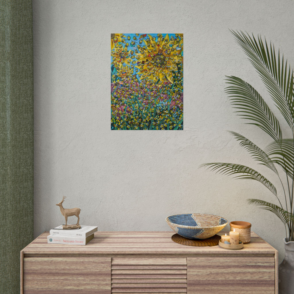 The Bee Mural - Poster