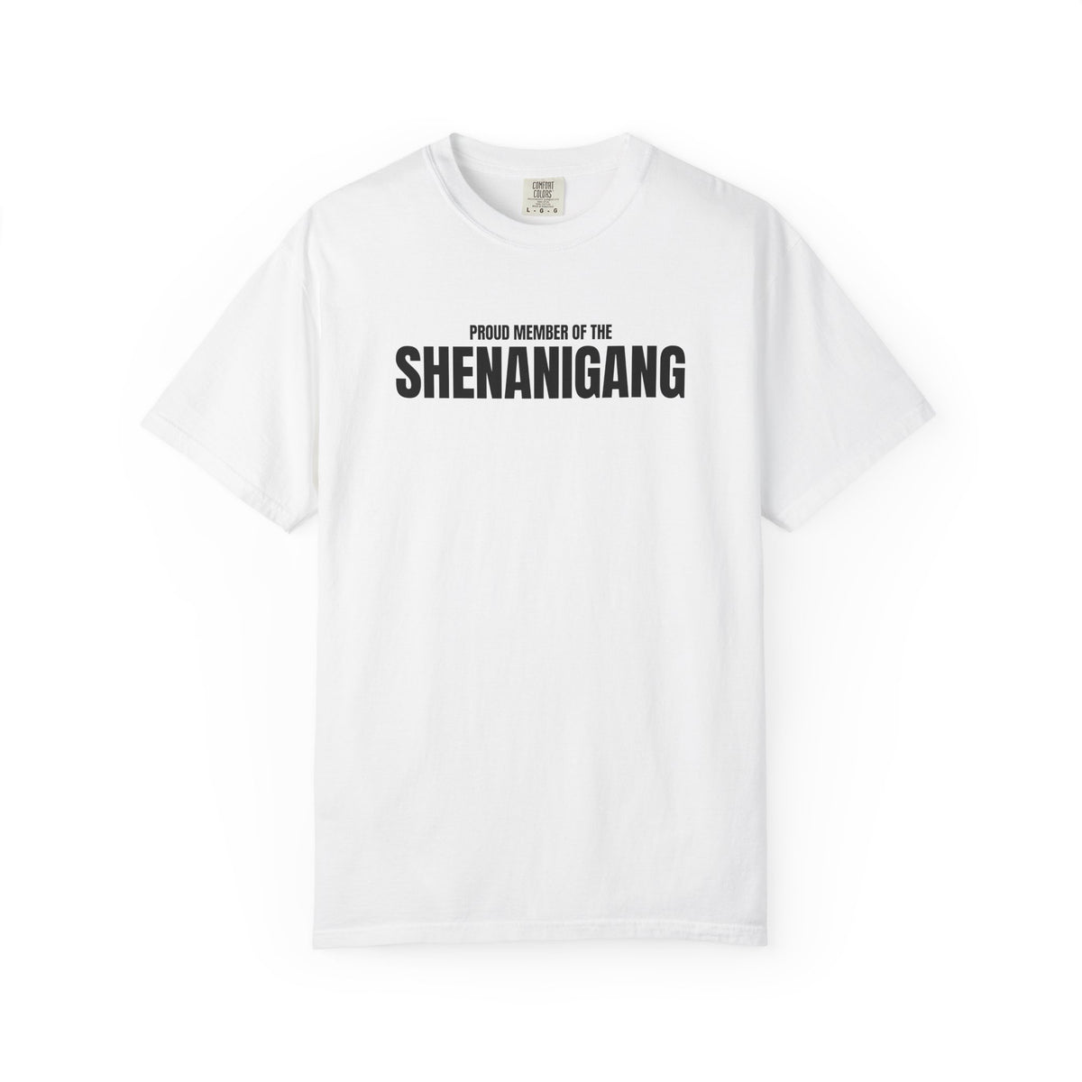 Shenanigang T-Shirt - Black on White