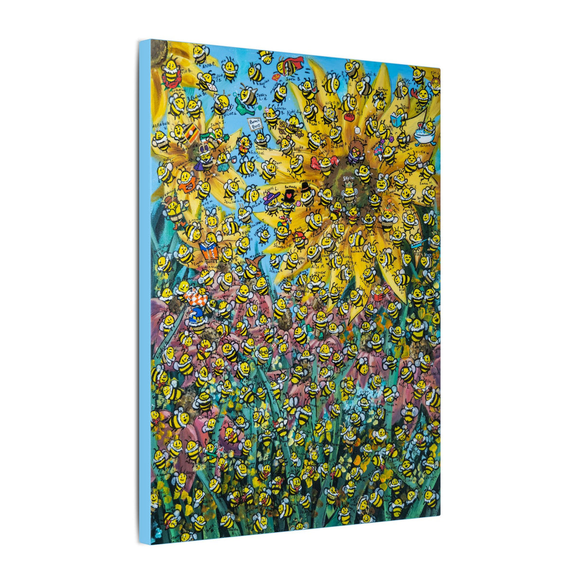 The Bee Mural - Canvas