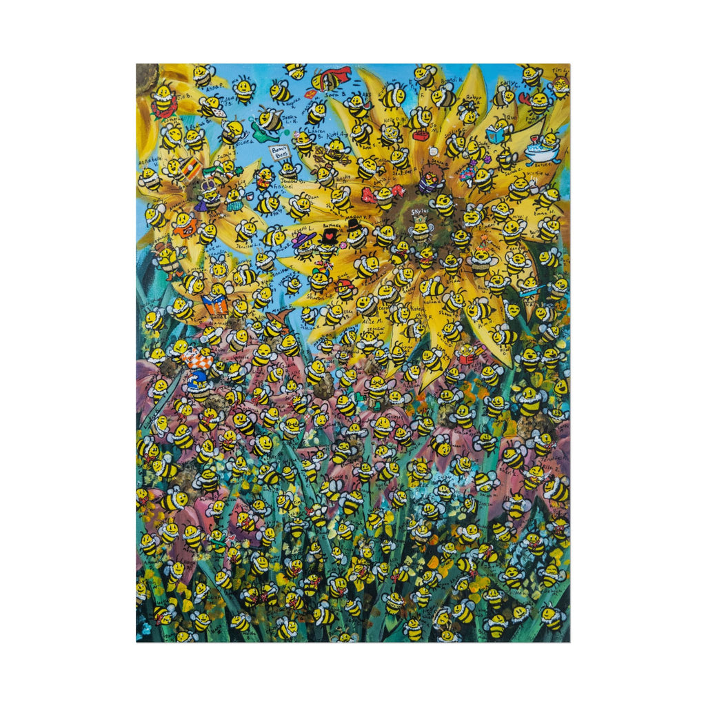 The Bee Mural - Poster