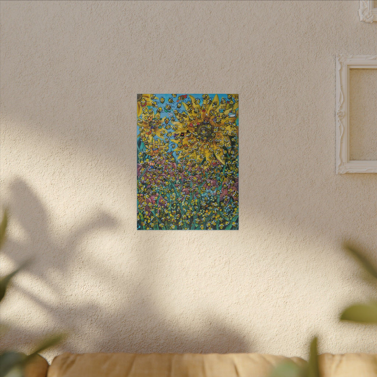 The Bee Mural - Canvas