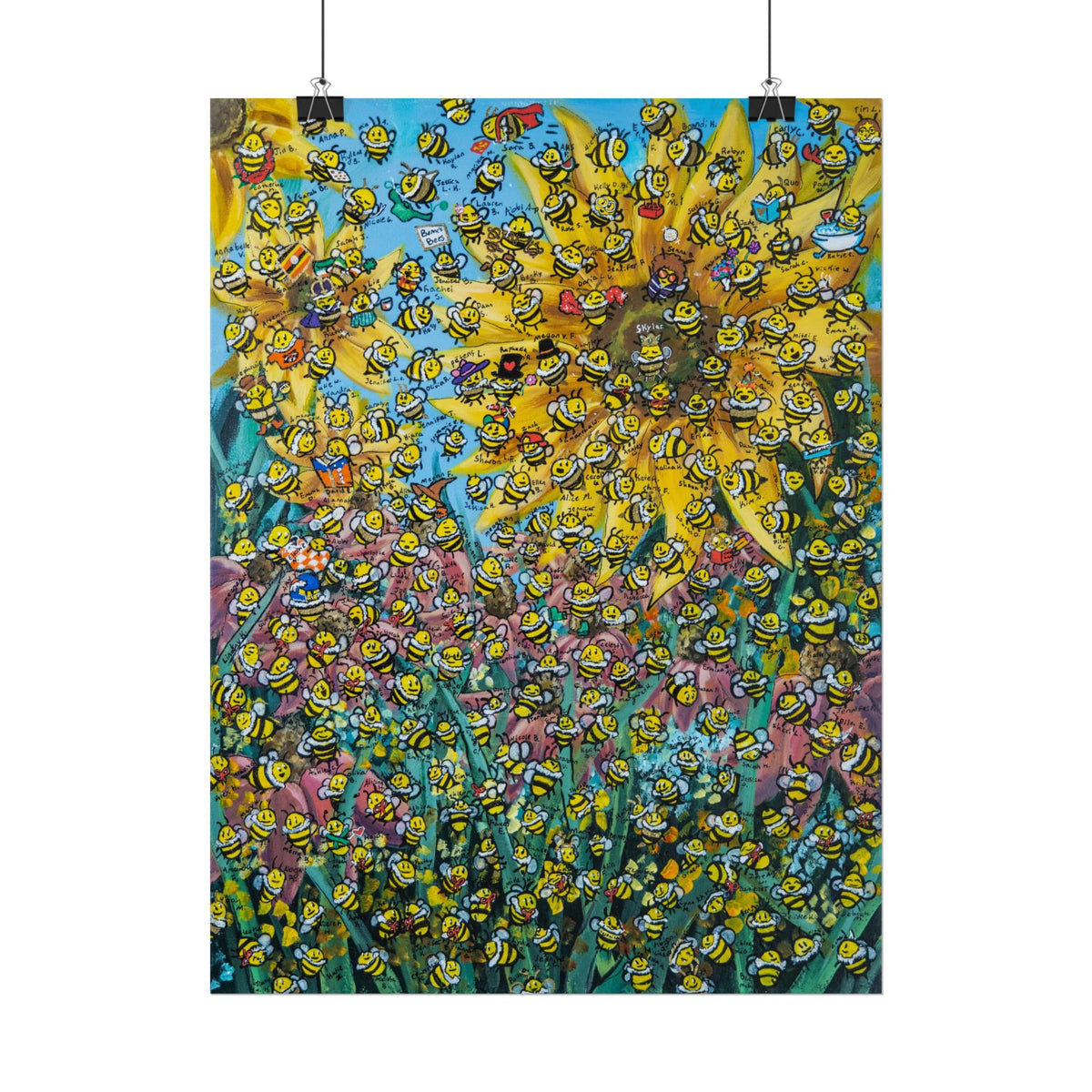 The Bee Mural - Poster