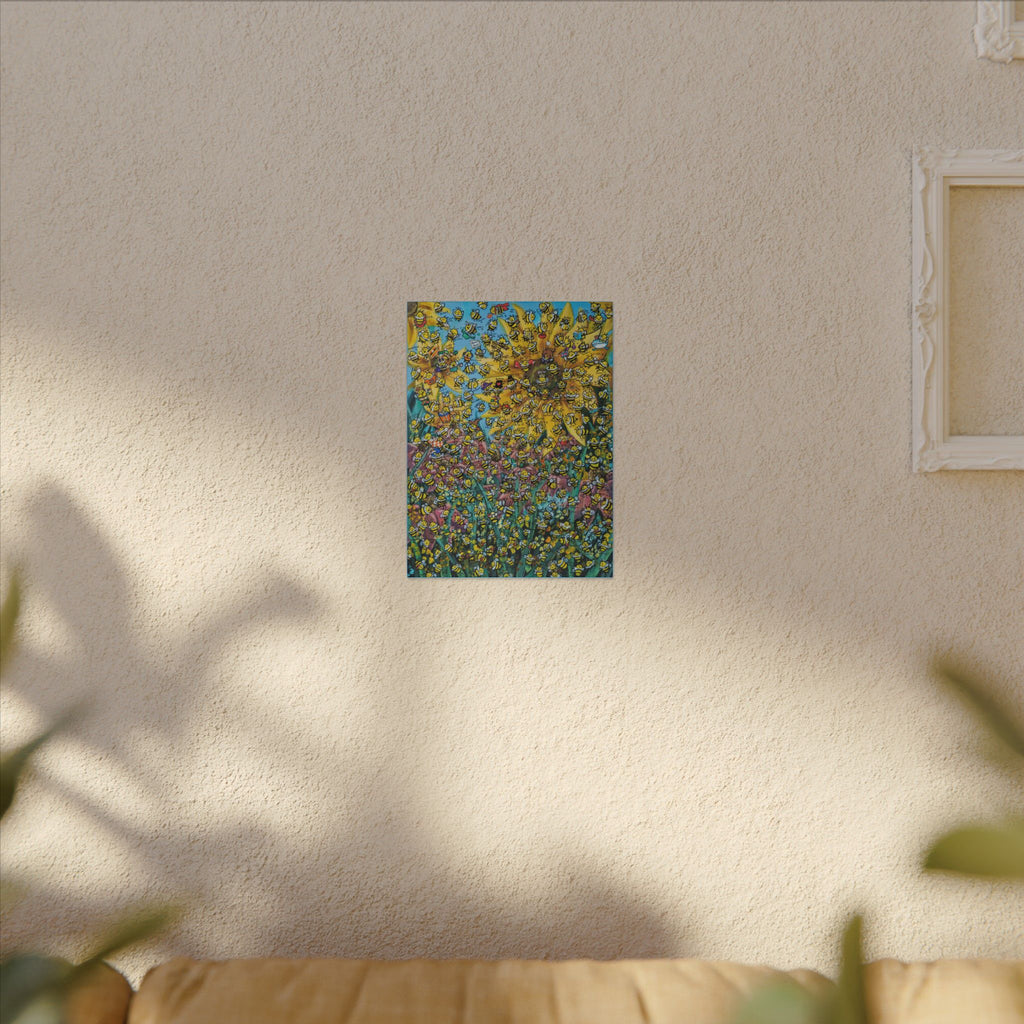 The Bee Mural - Canvas