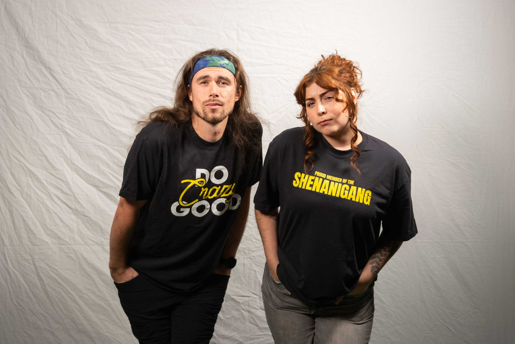 Shenanigang T-Shirt - Yellow on Black