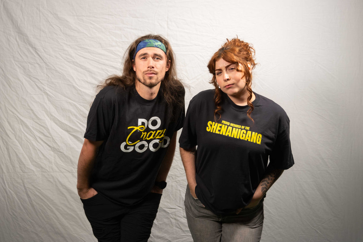Shenanigang T-Shirt - Yellow on Black