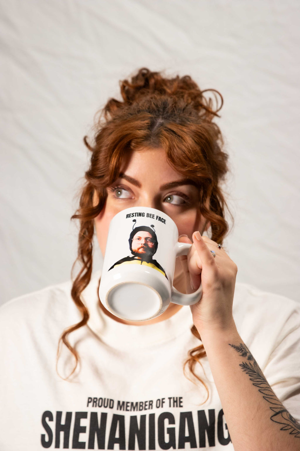 Resting Bee Face - Coffee Mug