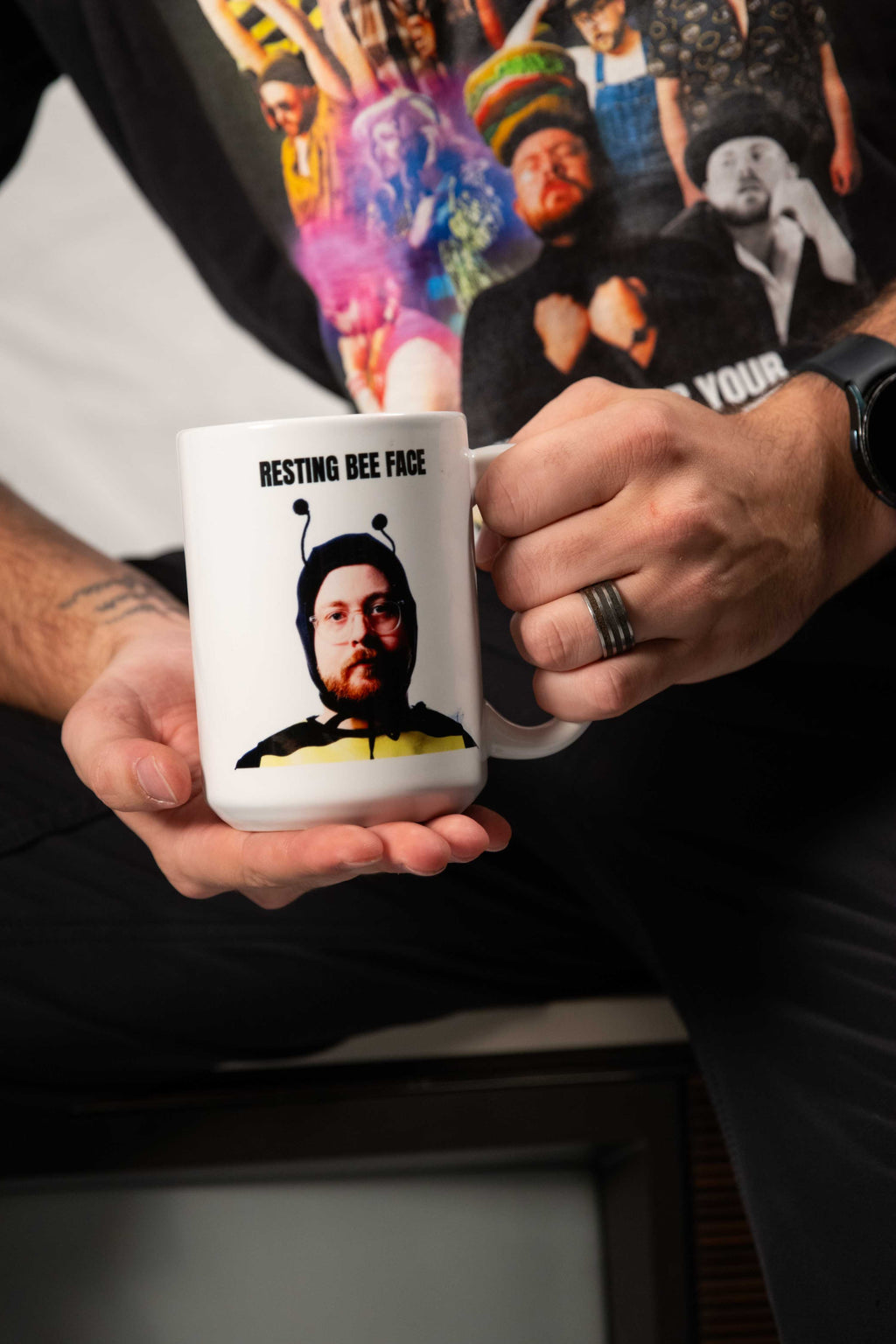 Resting Bee Face - Coffee Mug