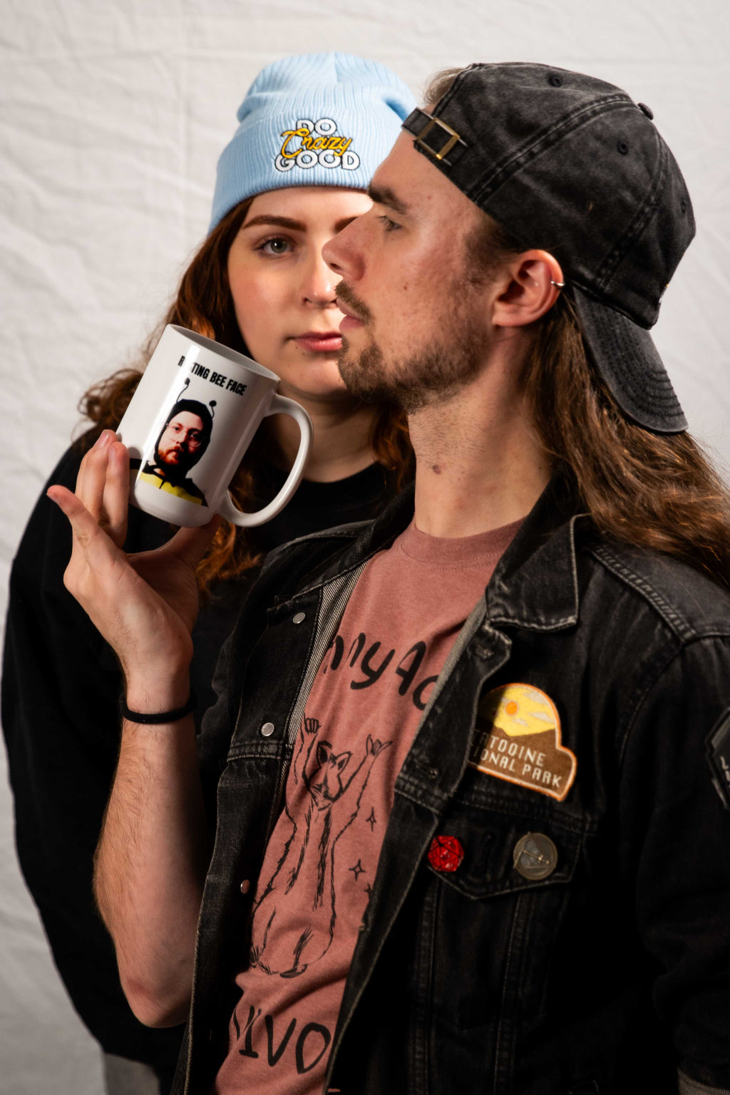 Resting Bee Face - Coffee Mug