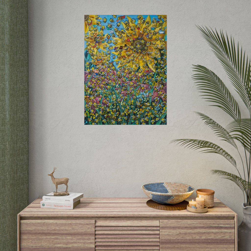 The Bee Mural - Poster