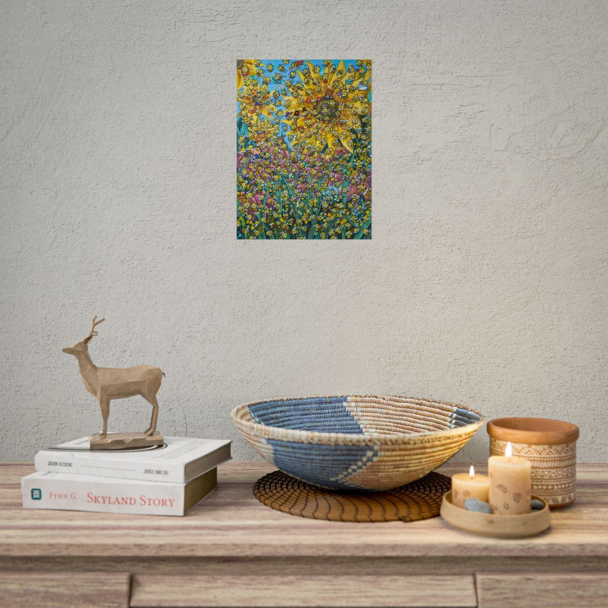 The Bee Mural - Poster
