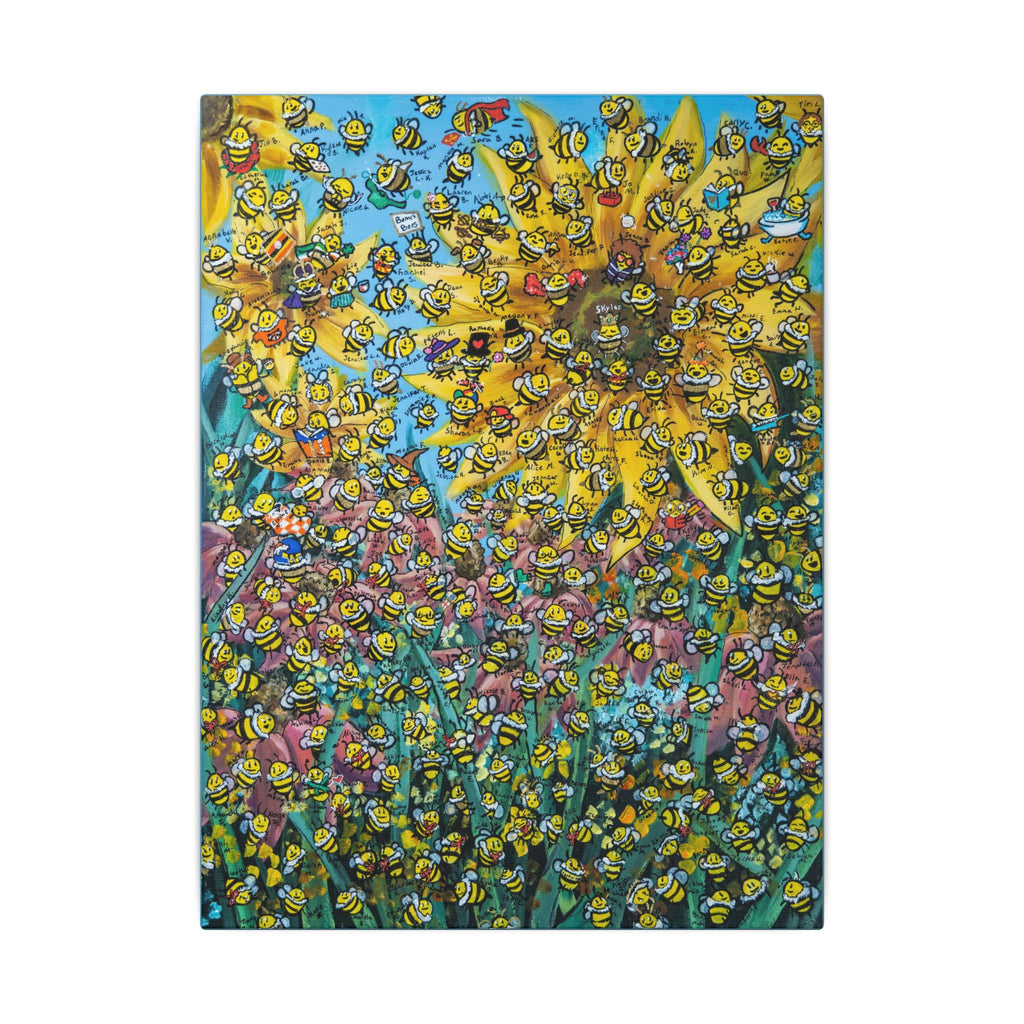 The Bee Mural - Canvas
