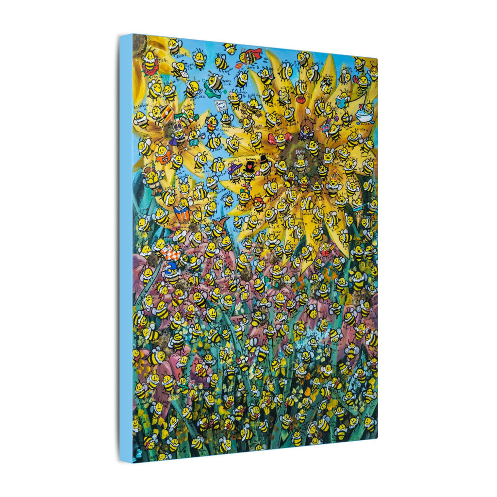 The Bee Mural - Canvas