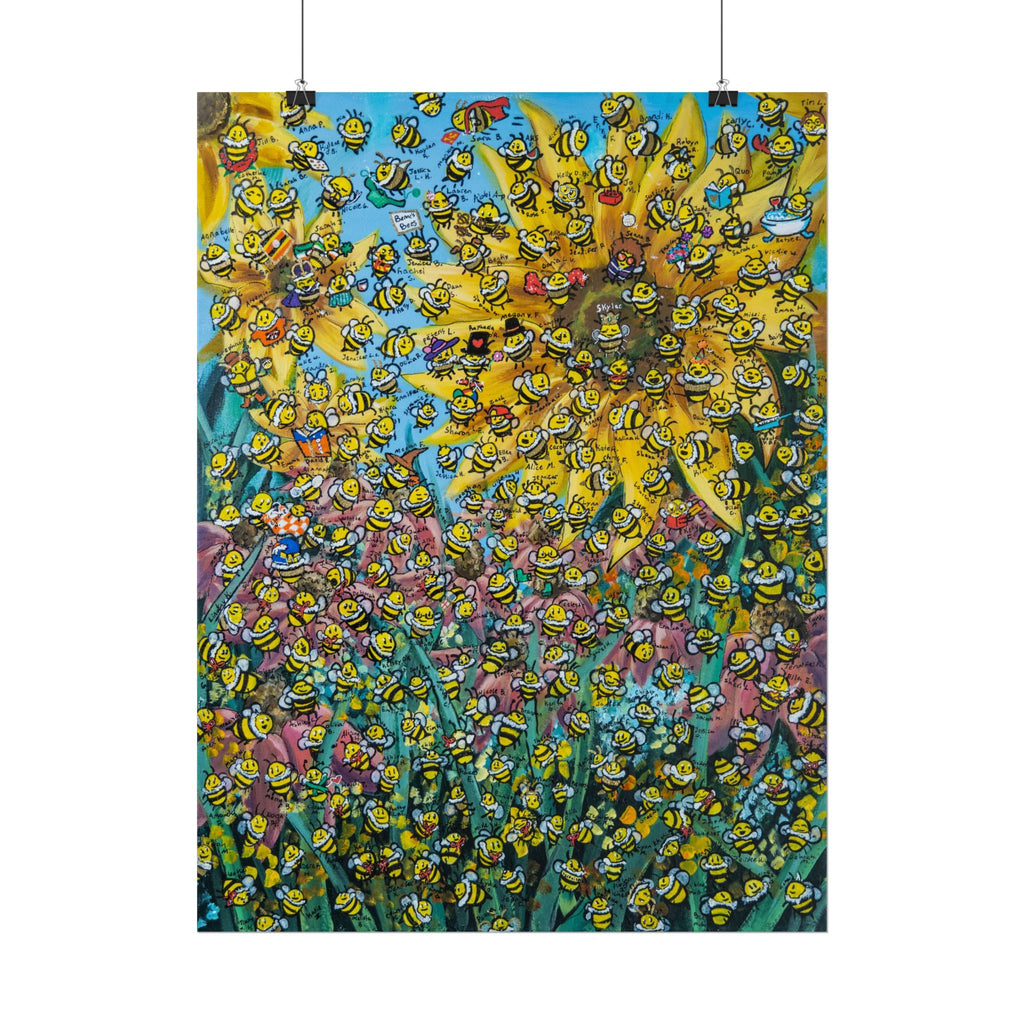 The Bee Mural - Poster