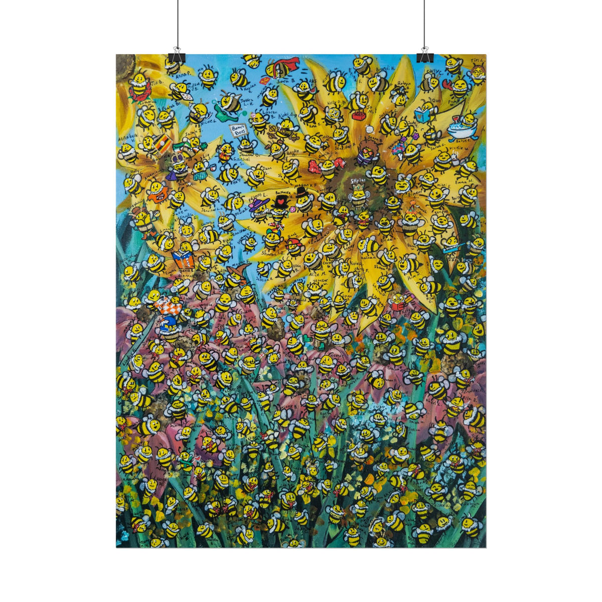 The Bee Mural - Poster