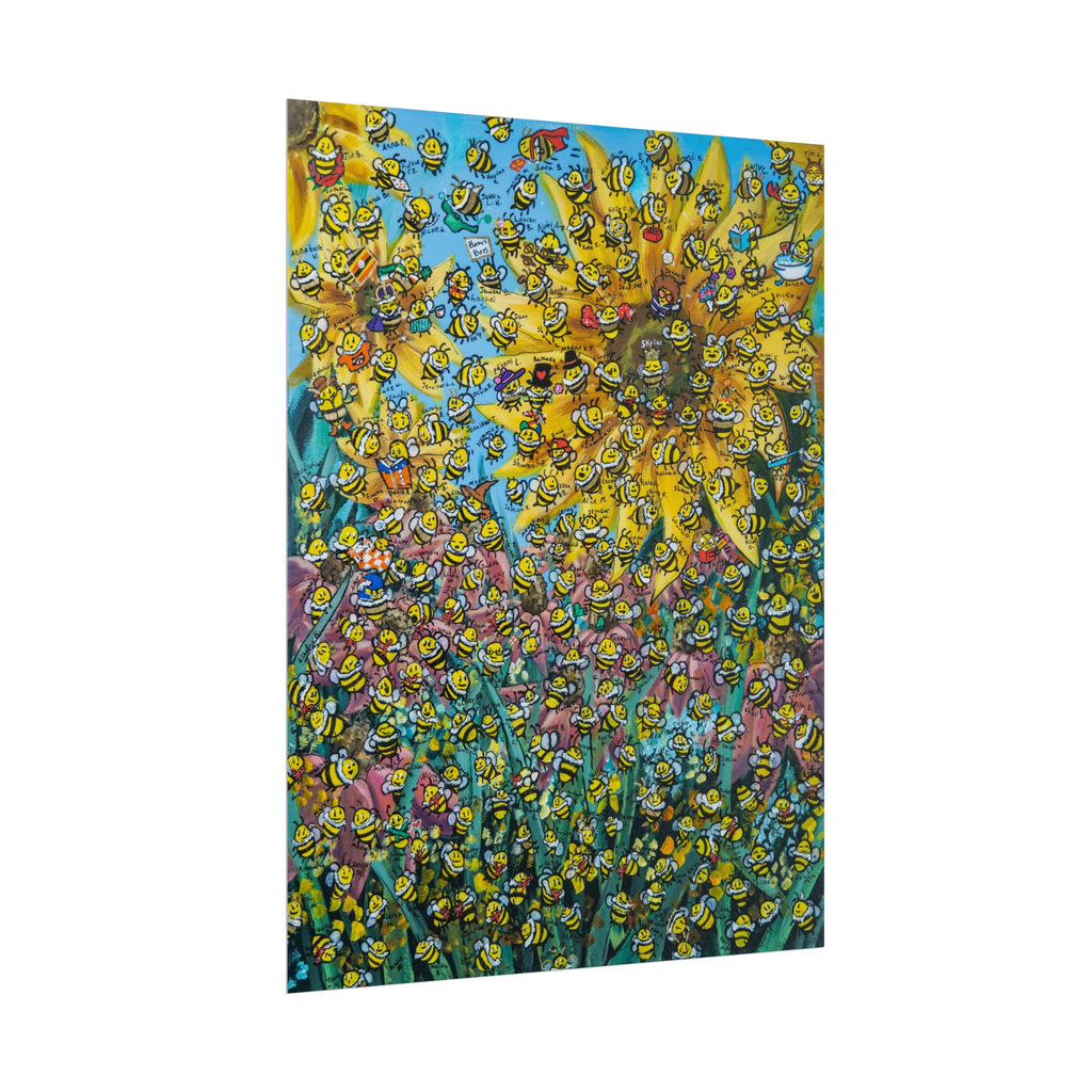 The Bee Mural - Poster