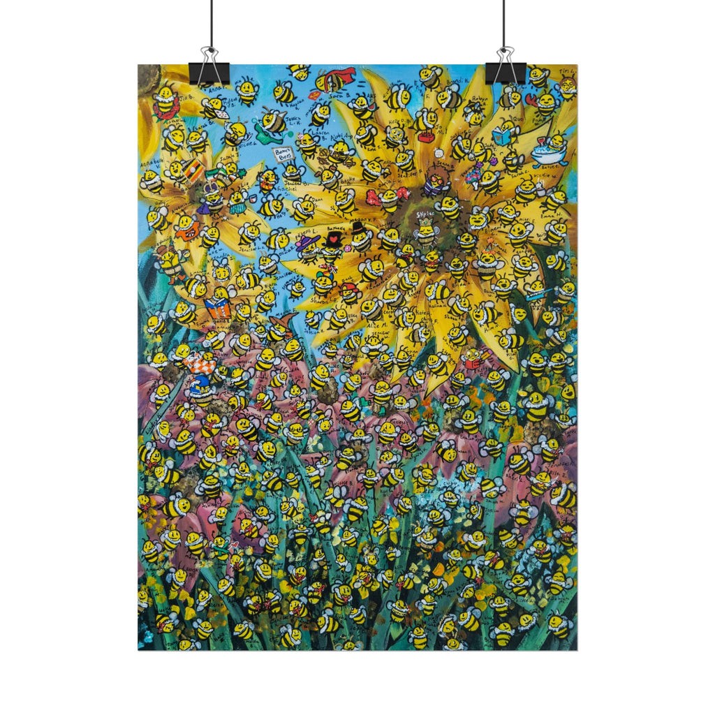 The Bee Mural - Poster