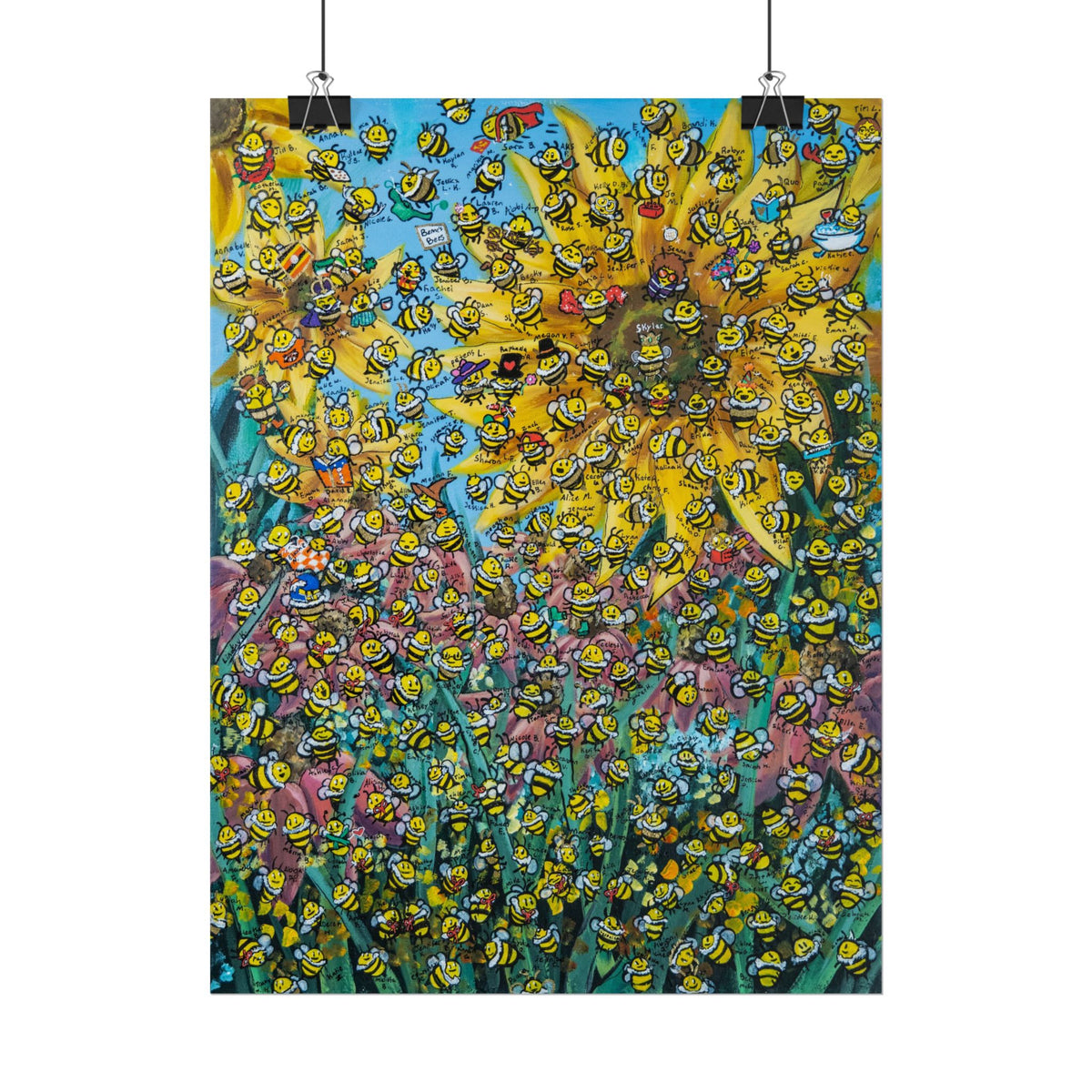 The Bee Mural - Poster